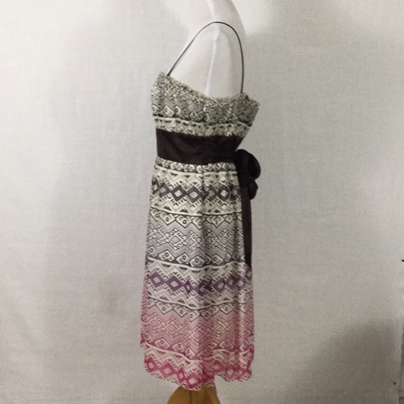 Ombré Aztec print dress - wedding, brunch, anytime - Picture 3 of 7